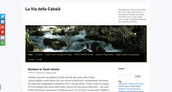Desktop Screenshot of laviadellacabala.org